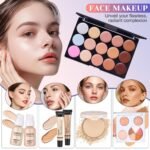 All in One Makeup Kit, Make Up Gift Set for Women, Makeup Kit for Women Full Kit, Includes Foundation Face Primer Eyeshadow Concealer Liquid Blush Lipgloss Eyeliner Mascara Cosmetic Brushes Set - Image 4