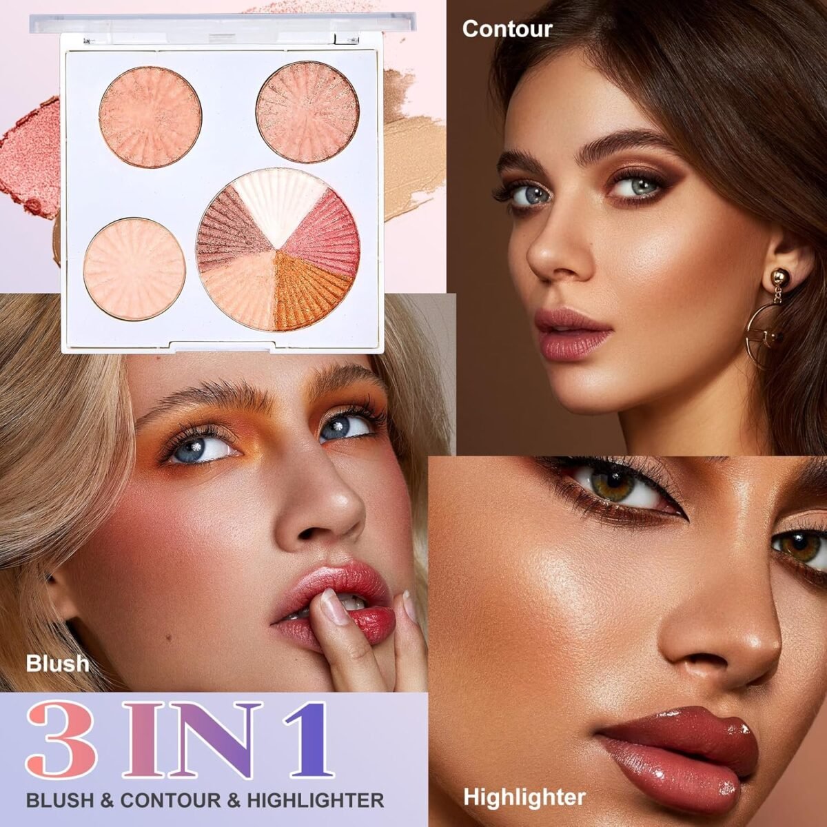 All in One Makeup Kit, Make Up Gift Set for Women, Makeup Kit for Women Full Kit, Includes Foundation Face Primer Eyeshadow Concealer Liquid Blush Lipgloss Eyeliner Mascara Cosmetic Brushes Set - Image 10