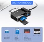 SmartQ C368 USB 3.0 Card Reader - Plug & Play, Compatible with Apple & Windows, Supports SD, Micro SD, MS, CF Cards - Image 3