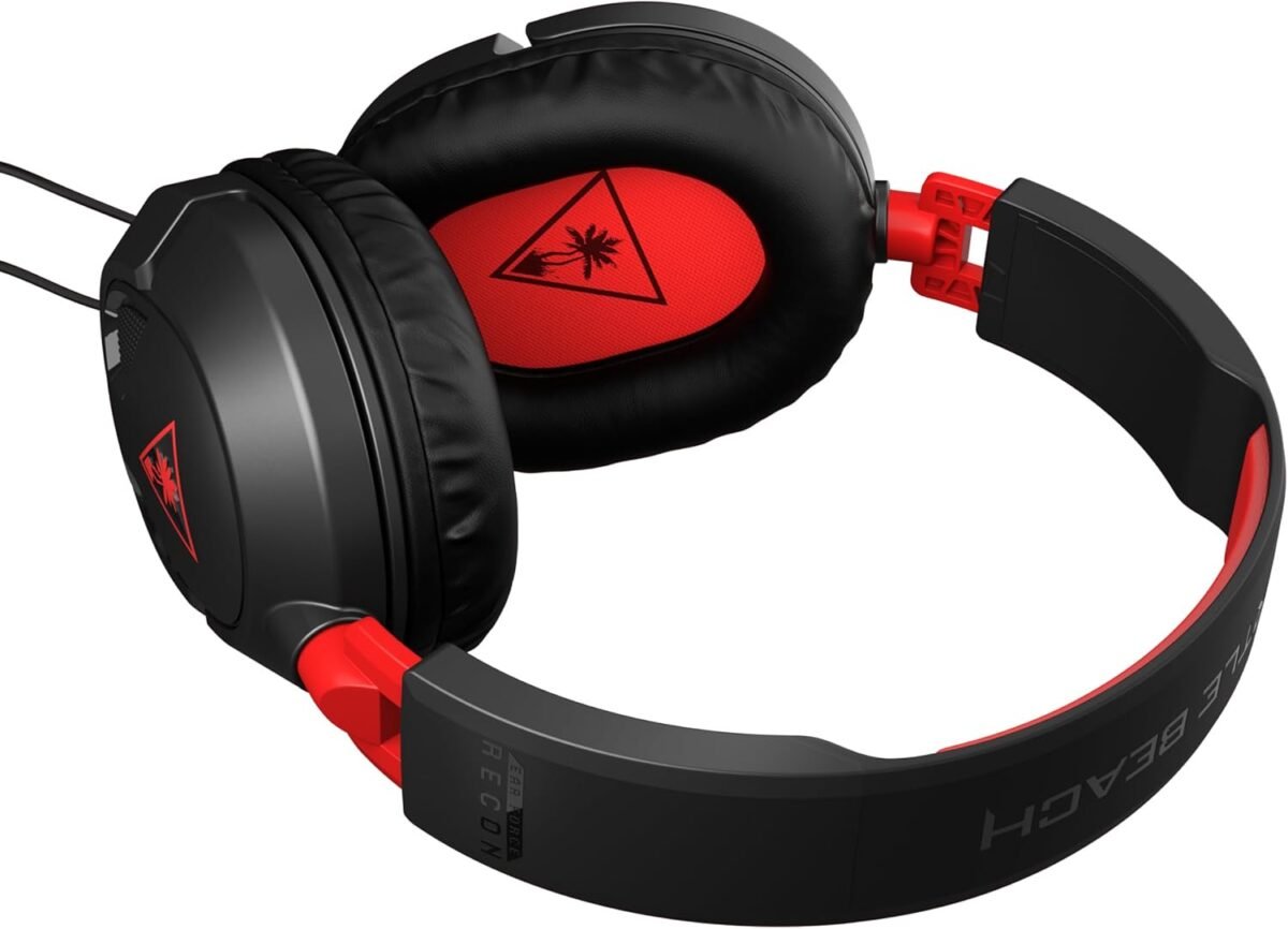 Turtle Beach Recon 50 Wired Gaming Headset - PC, Mac, PS4, PS5, Xbox Series X|S & Xbox One, & Mobile/Tablet with 3.5mm Removable Mic, 40mm Speakers, & In-line Controls – Black - Image 11