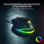 Razer Basilisk V3 Customizable Ergonomic Gaming Mouse: Fastest Gaming Mouse Switch - Chroma RGB Lighting - 26K DPI Optical Sensor - 11 Programmable Buttons - HyperScroll Tilt Wheel - Classic Black - Image 5