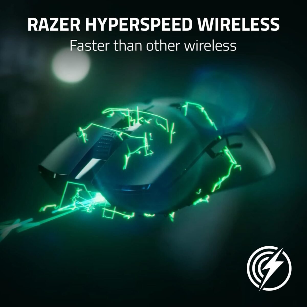 Razer Viper V2 Pro HyperSpeed Wireless Gaming Mouse: 58g Ultra Lightweight - Optical Switches Gen-3-30K DPI Optical Sensor w/On-Mouse Controls - 90 Hour Battery - USB Type C Cable Included - Black - Image 3