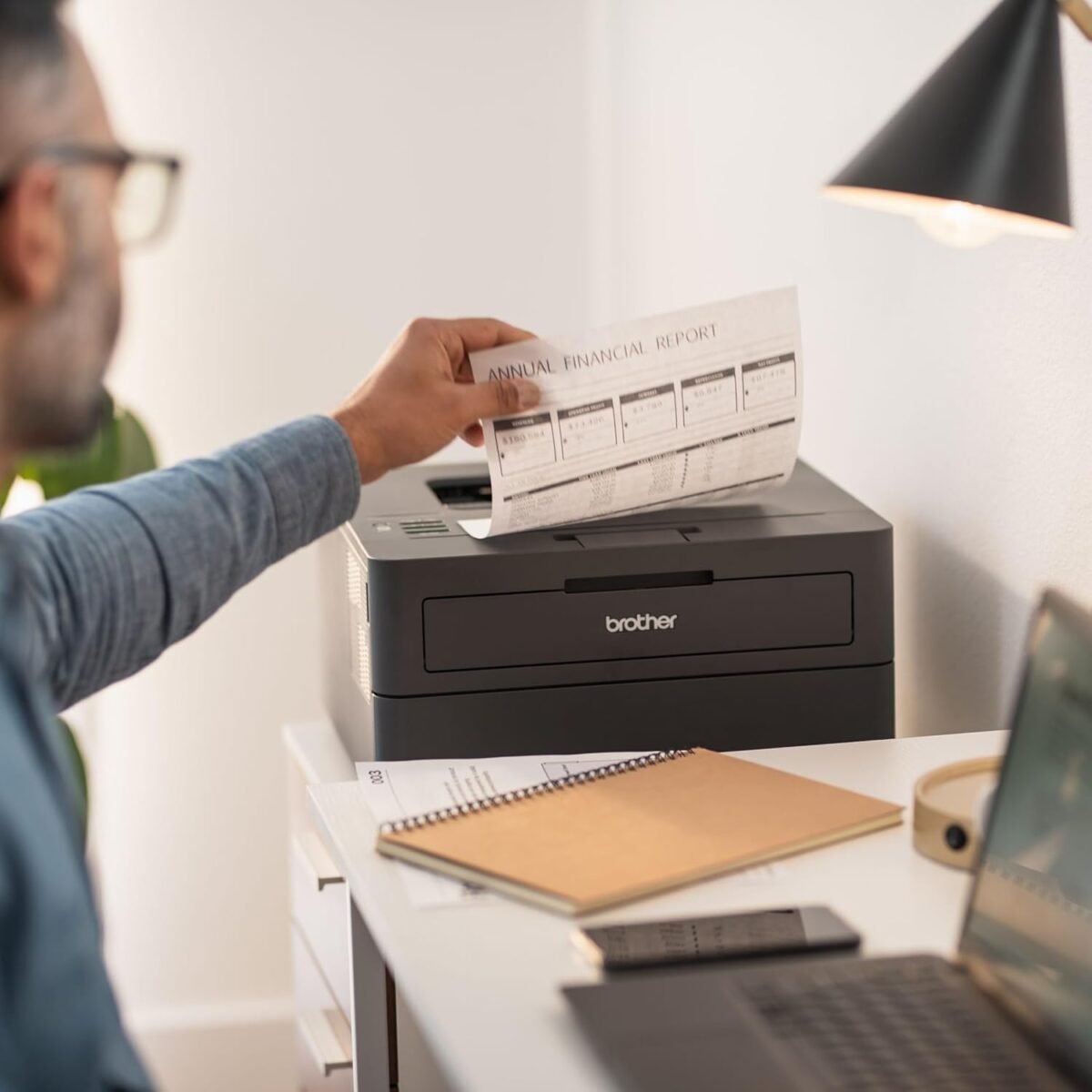 Brother HL-L2405W Wireless Compact Monochrome Laser Printer with Mobile Printing, Black & White Output | Includes Refresh Subscription Trial(1), Works with Alexa - Image 4