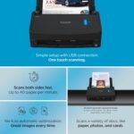 ScanSnap iX1400 High-Speed Simple One-Touch Button Color Document, Photo & Receipt Scanner with Auto Document Feeder for Mac or PC, Black - Image 4