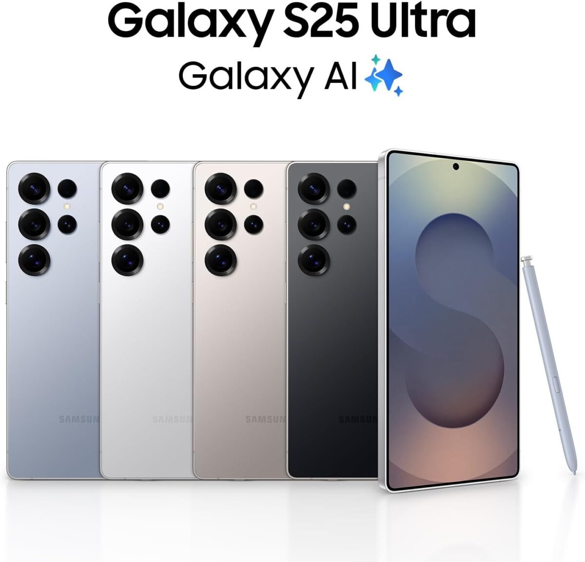 Samsung Galaxy S25 Ultra 512GB AI Smartphone, Unlocked Android, AI Night Mode Camera, Snapdragon 8 Elite Fast Processor, 5000mAh Battery, Built-in S Pen, 2025, US 1 Yr Warranty, Titanium Whitesilver - Image 4