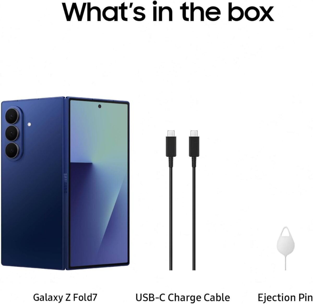 Samsung Galaxy Z Fold7 Cell Phone, 512GB AI Smartphone, Unlocked Android, AI Photo Edits, Large Screen, Long Battery Life, 2025, US 1 Yr Manufacturer Warranty, Blue Shadow - Image 10