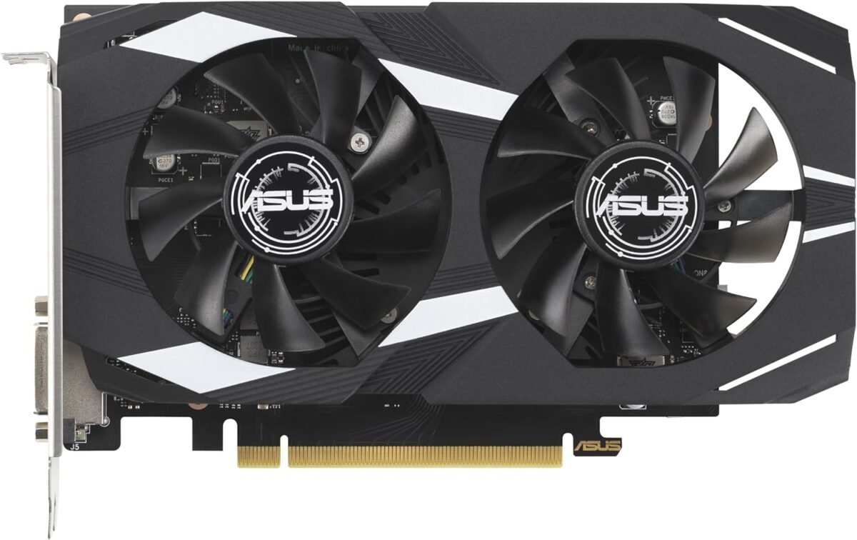 ASUS Dual NVIDIA GeForce RTX 3050 6GB OC Edition Gaming Graphics Card - PCIe 4.0, 6GB GDDR6 Memory, HDMI 2.1, DisplayPort 1.4a, 2-Slot Design, Axial-tech Fan Design, 0dB Technology, Steel Bracket - Image 3