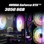 LXZ Gaming PC Desktop, I5-12400F, 2.5GHz, GeForce RTX 3050 6GB, 16GB DDR4 RAM, 1TB NVME SSD, for Gaming and Work, Black - Image 3