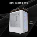 Thermaltake LCGS Quartz i1460 Gaming Desktop (Intel Core™ i5-14400F, ToughRam DDR4 3600Mhz 16GB RGB Memory, NVIDIA GeForce® RTX 5060, 1TB NVMe M.2, WiFi, Windows 11) S2QT-B760-560-LCS - Image 4
