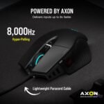 Corsair M65 RGB Ultra Tunable FPS Gaming Mouse Marksman 26,000 DPI Optical Sensor, Optical Switches, AXON Hyper-Processing Technology, Sensor Fusion Control, Tunable Weight System - Black - Image 4