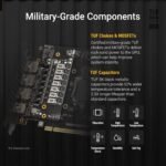 ASUS TUF Gaming GeForce RTX ™ 5060 8GB GDDR7 OC Edition Gaming Graphics Card (PCIe® 5.0, HDMI®/DP 2.1, 3.1-Slot, Military-Grade Components, Protective PCB Coating, axial-tech Fans) - Image 3