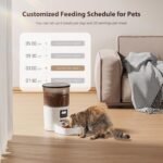 Automatic Cat Feeders, 3L Timed Cat Dry Food Dispenser, Dual Power Supply, Programmable Portion Size, Auto Pet Feeder for Cats and Small Dogs - Image 3
