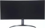 LG 34" Curved WQHD VA Black Monitor with Built-in Speaker, (3440x1440) 100Hz, 5ms, Ultrawide MyView Streaming, Airplay2, Magic Remote, 34SR65QC-B WebOS 2024 Model (Renewed) - Image 3