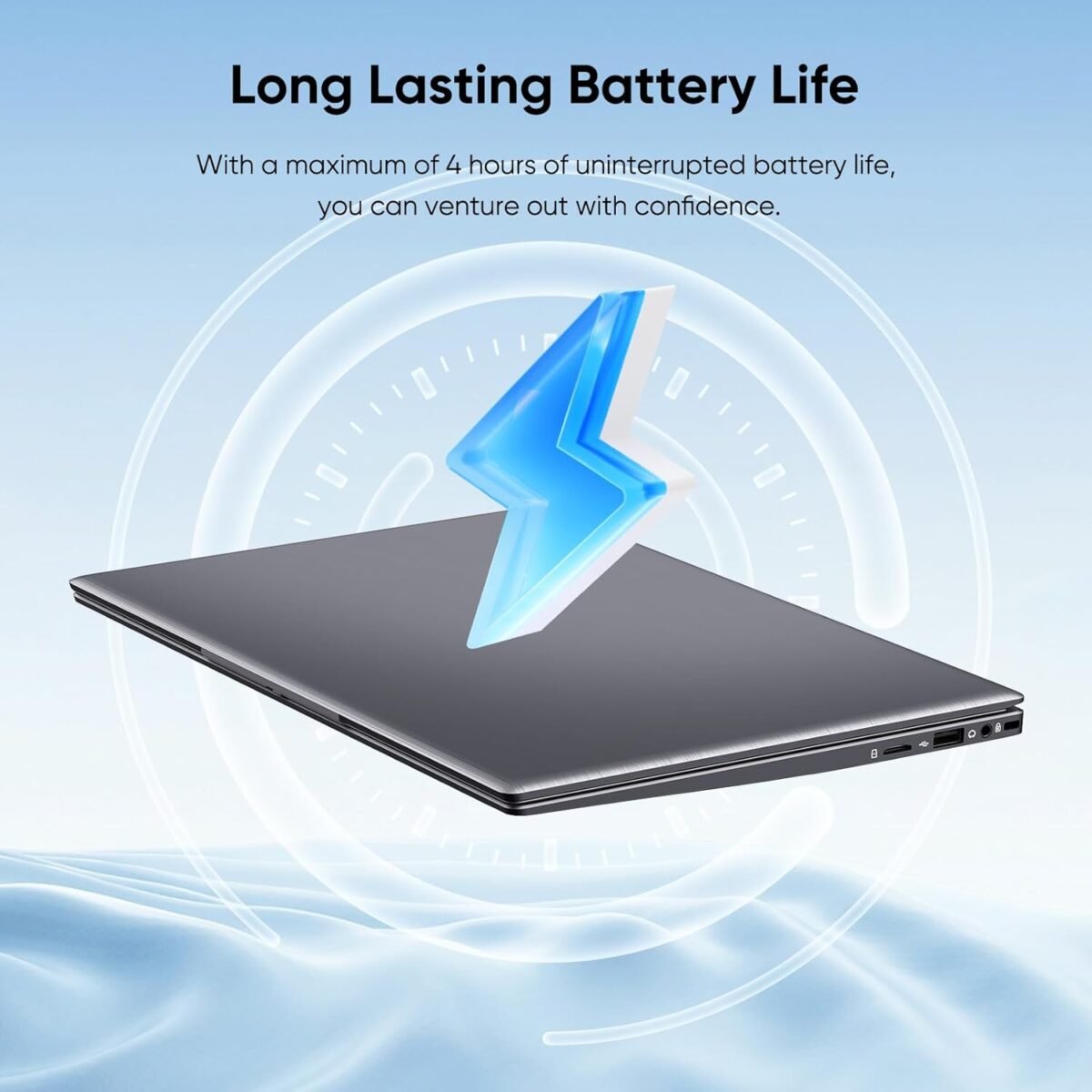 14.1" Windows 11 Pro Laptop Computer 8GB RAM 128GB SSD, Intel Celeron N5095(4C4T, up to 2.9Ghz) IPS Display, HDMI, Dual Band WiFi, BT5.0 Light and Thin Notebook PC for Work, School Student - Image 5