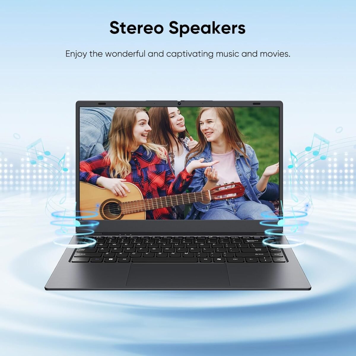14.1" Windows 11 Pro Laptop Computer 8GB RAM 128GB SSD, Intel Celeron N5095(4C4T, up to 2.9Ghz) IPS Display, HDMI, Dual Band WiFi, BT5.0 Light and Thin Notebook PC for Work, School Student - Image 8