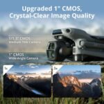 DJI Air 3S (RC-N3), Drone with Camera 4K, Dual-Camera Drone with 1" CMOS Wide-Angle Camera, 4K/60fps HDR Video & 14 Stops of Dynamic Range, 45-Min Max Flight Time, 20km Transmission Range - Image 3