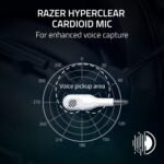 Razer BlackShark V2 X PlayStation Gaming Headset: 50mm Drivers - Cardioid Mic - Lightweight - Comfortable, Noise Isolating Earcups - for PS5, Xbox Series X, PC, Switch via 3.5 mm Audio Jack - White - Image 4