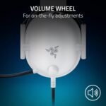 Razer BlackShark V2 X PlayStation Gaming Headset: 50mm Drivers - Cardioid Mic - Lightweight - Comfortable, Noise Isolating Earcups - for PS5, Xbox Series X, PC, Switch via 3.5 mm Audio Jack - White - Image 7