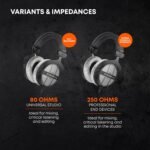 beyerdynamic DT 990 Pro 250 ohm Over-Ear Studio Headphones For Mixing, Mastering, and Editing - Image 4