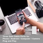 5-in-1 Memory Card Reader, USB OTG Adapter & SD Card Reader for i-Phone/i-Pad, USB C and USB A Devices with Micro SD & SD Card Slots, Supports SD/Micro SD/SDHC/SDXC/MMC - Image 5