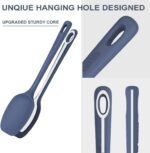 5 Pieces Silicone Spatula Set, Food Grade Rubber Spatula, Upgrade Strong Handle with Ergonomic Grip, Heat Resistant Up to 600°F for Nonstick Cookware, Cooking - Image 4