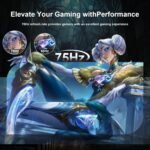 24 inch Gaming Computer Monitor FHD 1920x1080p 75Hz Refresh Rate 16:9 Aspect Ratio Ergonomic Tilt Sync Visual Experience for Work & Play Home Office Support Wall Mount Install（75 * 75mm） - Image 4