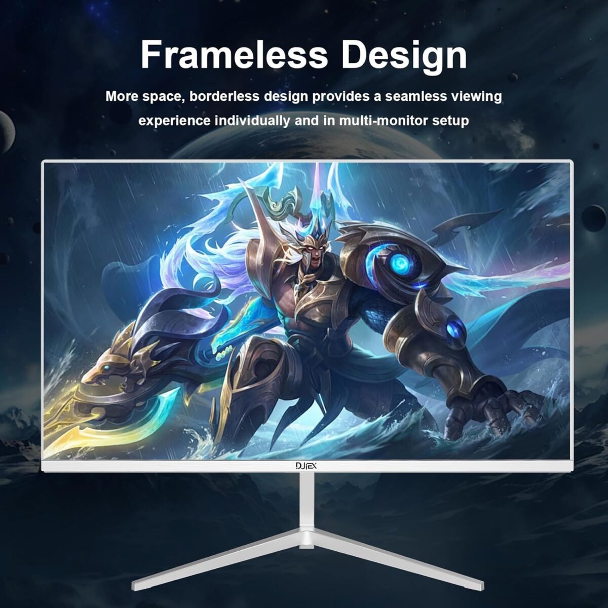 24 inch Gaming Computer Monitor FHD 1920x1080p 75Hz Refresh Rate 16:9 Aspect Ratio Ergonomic Tilt Sync Visual Experience for Work & Play Home Office Support Wall Mount Install（75 * 75mm） - Image 6