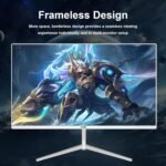 24 inch Gaming Computer Monitor FHD 1920x1080p 75Hz Refresh Rate 16:9 Aspect Ratio Ergonomic Tilt Sync Visual Experience for Work & Play Home Office Support Wall Mount Install（75 * 75mm） - Image 6