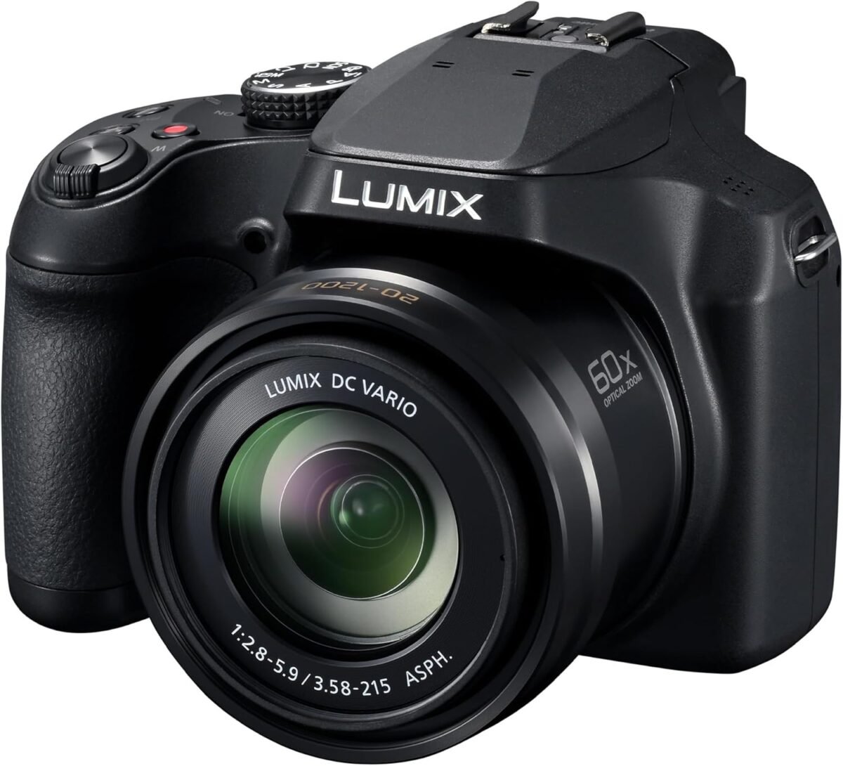 Panasonic LUMIX FZ80D Point and Shoot Digital Camera 4K Photo/Video Recording with Power Optical Image Stabilizer, Vlogging Camera with 60X Optical Zoom & 20-1200mm Wide-Angle Lens - DC-FZ80D - Image 3