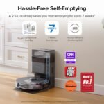 roborock Q5 Max+ Robot Vacuum with Self-Empty Dock, Upgraded from Q5+, 5500 Pa Suction, DuoRoller Brush, Hands-Free Cleaning for up to 7 Weeks, PreciSense LiDAR Navigation, App & Voice Control - Image 4