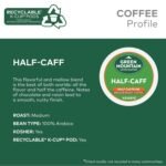 Green Mountain Coffee Roasters Half Caff Keurig Single-Serve K-Cup pods, Medium Roast Coffee, 72 Count - Image 5