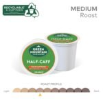 Green Mountain Coffee Roasters Half Caff Keurig Single-Serve K-Cup pods, Medium Roast Coffee, 72 Count - Image 6