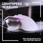 Logitech G502 X Plus Wireless Gaming Mouse - LIGHTSPEED Optical, LIGHTFORCE Switches, LIGHTSYNC RGB, HERO 25K Sensor for PC/Mac - White - Image 4