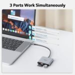 Acer SD Card Reader USB C, 3 in 1 Memory Card Reader with Dual Slots & USB 3.0, Micro SD Card Adapter for iPhone 16/15 Compatible with Camera, Android, MacBook Pro/Air, Laptop - Image 4