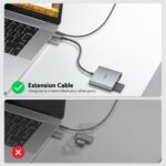Acer SD Card Reader USB C, 3 in 1 Memory Card Reader with Dual Slots & USB 3.0, Micro SD Card Adapter for iPhone 16/15 Compatible with Camera, Android, MacBook Pro/Air, Laptop - Image 5