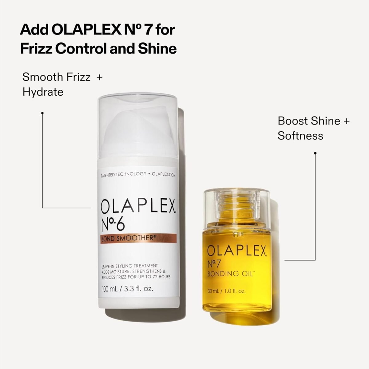 Olaplex No. 6 Bond Smoother, Leave-In Styling Hair Cream Treatment, Smooths, Conditions, & Strengthens, Frizz Control for Up to 72 Hours, For All Hair Types, 3.3 fl oz - Image 9