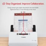 Canon imageFORMULA R40 - Office Document Scanner, Windows and Mac, Duplex Scanning, Easy Setup, Scans a Wide Variety of Documents, Scans to Cloud - Image 4