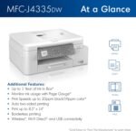 Brother MFC-J4335DW INKvestment Tank Wireless All-in-One Color Inkjet Printer, Up to 1-Year of Ink in-Box, Duplex Printing, Mobile and Cloud Print, Works with Alexa - Image 3