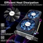 Radeon RX 580 8GB Graphics Card, 256Bit 2048SP GDDR5 AMD Video Card for Pc Gaming, DP HDMI DVI-Output, PCI Express 3.0 with Dual Fan for Office and Gaming - Image 7