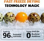 Freeze Dried Quail Egg Yolk Pet Treats, Freeze-Dried Pet Food for Dogs, Cats, Pure Fresh Ingredient, 4.2 oz, Rawhide Free, Gluten&Grain Free - Image 4