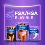 Always Discreet Adult Incontinence Underwear for Women and Postpartum Underwear, Small/Medium, Up to 100% Bladder Leak Protection, 32 Count - Image 8