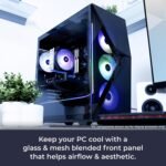 iBUYPOWER Slate MESH Gaming PC Desktop Computer Intel Core i7 14700F CPU, NVIDIA GeForce RTX 5070 12GB GPU, 32GB DDR5 RGB 5200MHz RAM, 1TB NVMe SSD, Windows 11 Home, Keyboard and Mouse - SMI7N5701 - Image 3