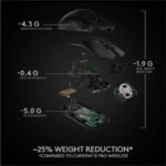 Logitech G PRO X SUPERLIGHT Wireless Gaming Mouse, Ultra-Lightweight, HERO 25K Sensor, 25,600 DPI, 5 Programmable Buttons, Long Battery Life, Compatible with PC / Mac - Black - Image 6