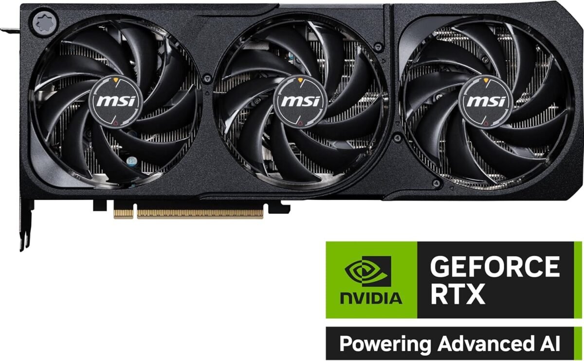 MSI Gaming RTX 5070 TI 16G Shadow 3X OC Graphics Card (16GB GDDR7, 256-bit, Extreme Performance: 2497 MHz, DisplayPort x3 2.1a, HDMI 2.1b, NVIDIA Blackwell Architecture) - Image 3