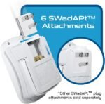 Ceptics Universal Travel Adapter Kit – 2 USA sockets, 2 USB-A (1x QC 3.0) and USB-C cable, Surge Protected, Plugs for EU, UK, China, AU, Japan - Use with Laptop, Phones, Cameras - ETL Tested - Image 8