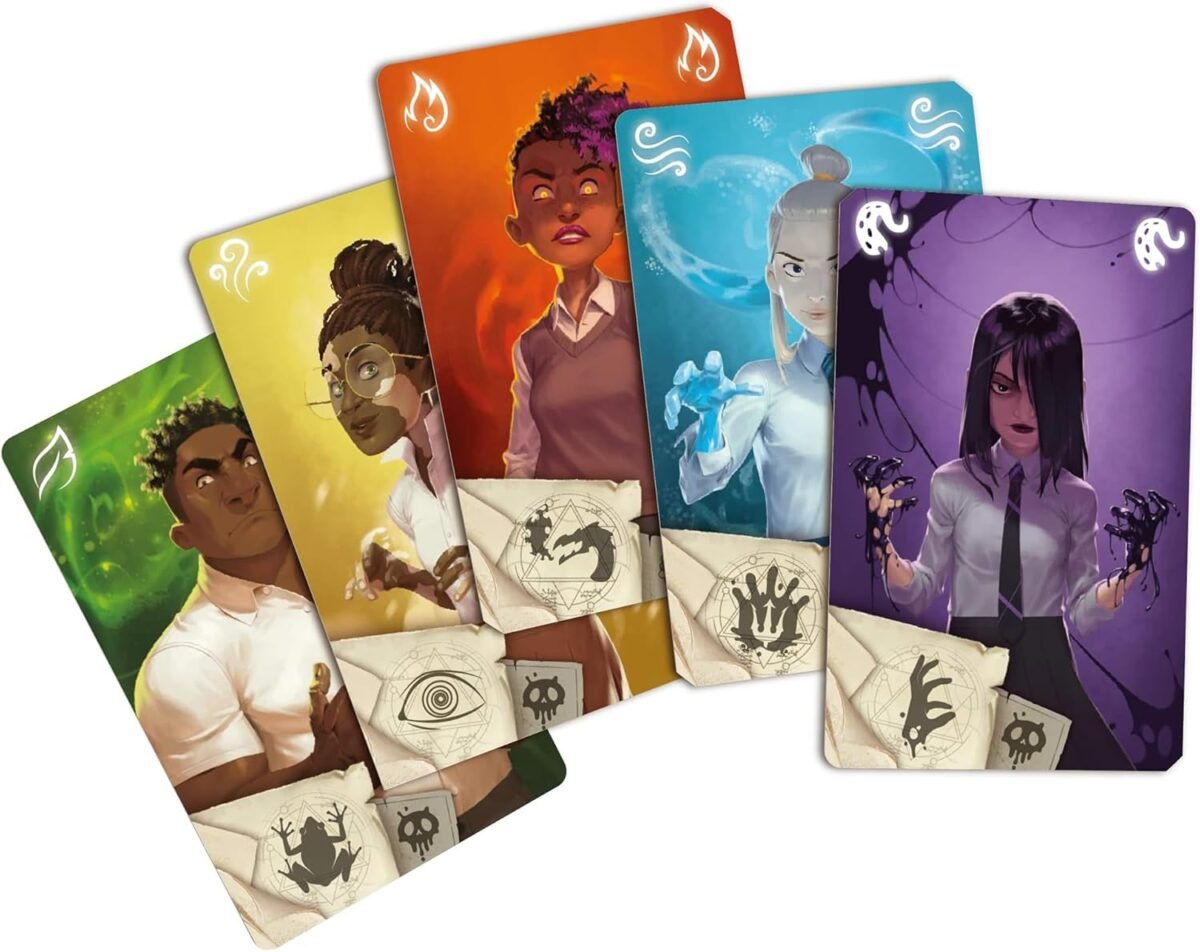 IELLO: Clash of Magic Schools - Set Collection Fantasy Card Game, Hand Management Game of Combo & Strong Confrontation, Ages 12+, 2 Players, 45 Min - Image 5