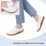 Womens Walking Shoes Comfortable Wide Diabetic Shoes Adjustable Zero Drop Edema Shoe Breathable Neuropathy Nursing Shoes Casual Wide Width Sneakers - Image 6