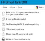 HP Smart Tank 5101 Wireless All-in-One Ink Tank Printer with up to 2 years of ink included (1F3Y0A) - Image 3
