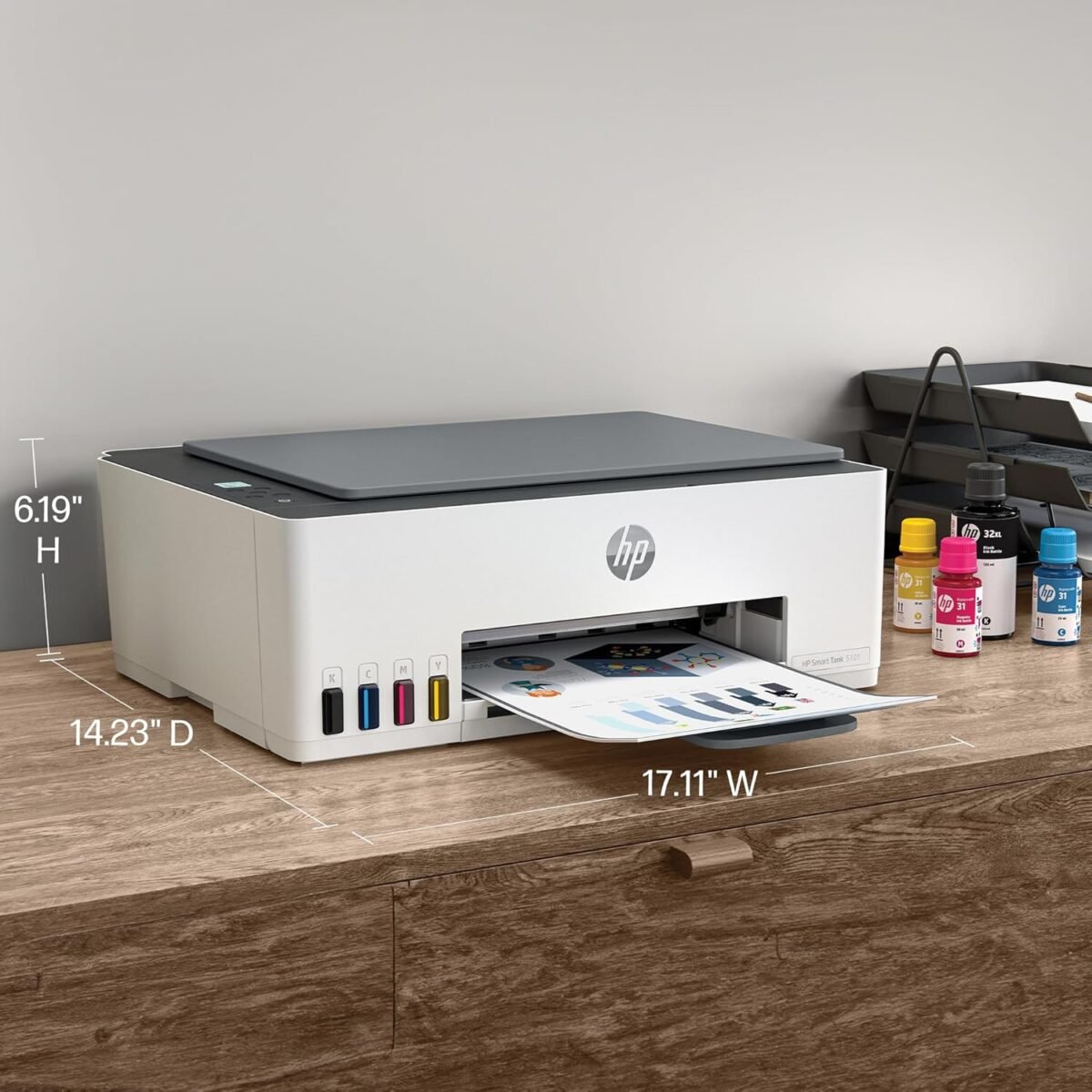 HP Smart Tank 5101 Wireless All-in-One Ink Tank Printer with up to 2 years of ink included (1F3Y0A) - Image 4