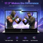 17.3” Gaming-Laptop, AI 9 8945HS (>i9-13900H), 32GB RAM 1TB SSD,USB-C 4.0 AI Copilot Ready, VR Support, 100W PD Fast Charge, Backlit Keyboard, Fingerprint Unlock, for Gaming/Student/Office/Business - Image 5